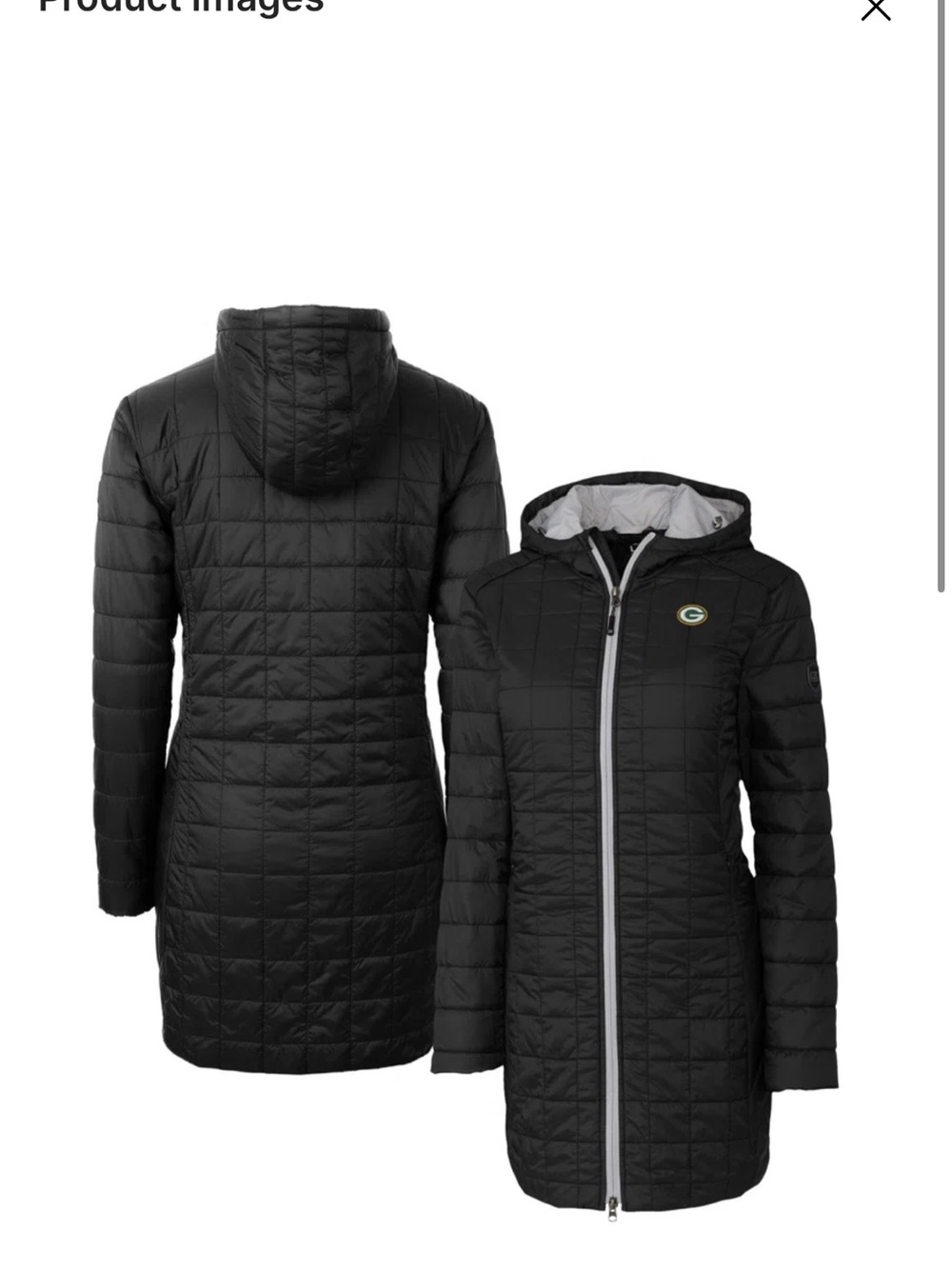Cutter & Buck Green Bay Packers Puffer Jacket
